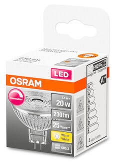 Himmennettävä LED-lamppu GU5,3 (MR16) 12 V Osram Superstar