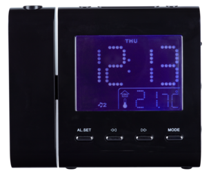 Radiokontrollerad projektorklocka