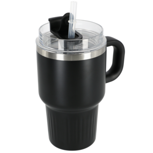 Liten termosmugg med sugrör, 0,6 liter