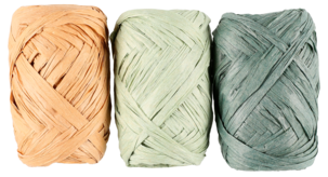 Gavebånd raffia 5 meter, 3-pakning