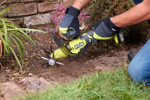 Ryobi jordfräs RY18HCA-0 One+ 18 V, batteridriven