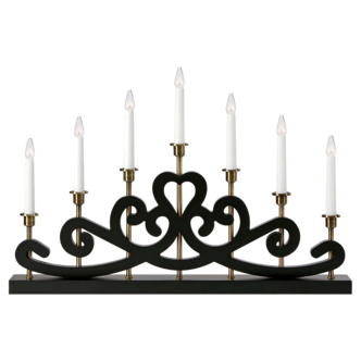 Markslöjd Nightfall adventsljusstake trä, 7-armad