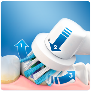 Oral-B PRO 3000 Cross Action eltannbørste