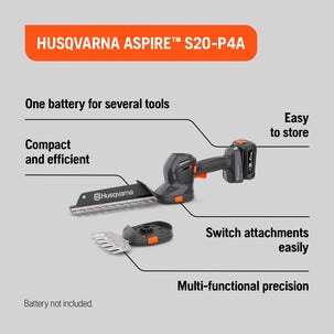 Husqvarna Aspire S20 batteridriven multitrimmer trädgård