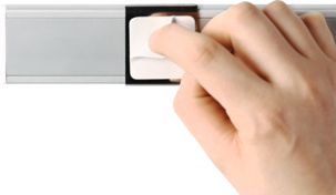 LED-lyslist, oppladbar, 40 cm