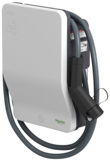 Laddbox för elbil Schneider EVlink 3,7 kW med fast T2-kabel