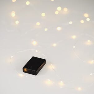 Paristokäyttöinen valoketju metallia, sisäkäyttöön