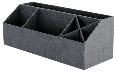 Toimistotarviketeline 7 lokeroa, tummanharmaa