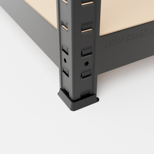 Smal oppbevaringshylle metall, 60x40x180 cm