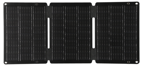 Solcellsladdare 30 W USB-A/USB-C vikbar