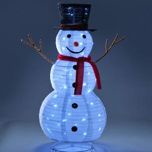 Snögubbe utomhus med belysning, 93,5 cm, Northlight