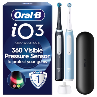 Oral-B iO 3 Duo elektrisk tannbørste, 2-pakning