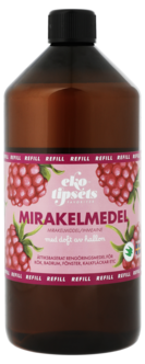Ekotipset Mirakelmedel refill hallon, 1 liter