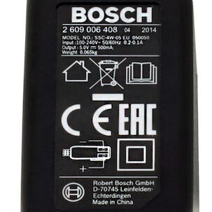 Laddare Bosch ISIO multitrimmer, gen II och III