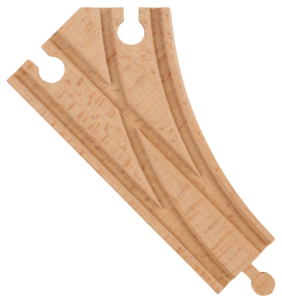 Utbyggnadsset till tågbana i trä, från 3 år