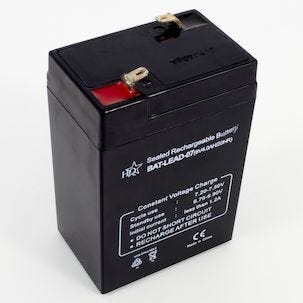 Batteri Fiamm 6 V/4,5 Ah AGM