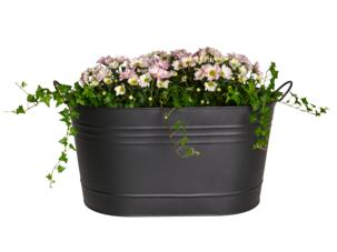 Vedkurv svart metall