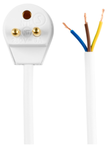 Lampeledning (3 meter) med lampkontakt påmontert