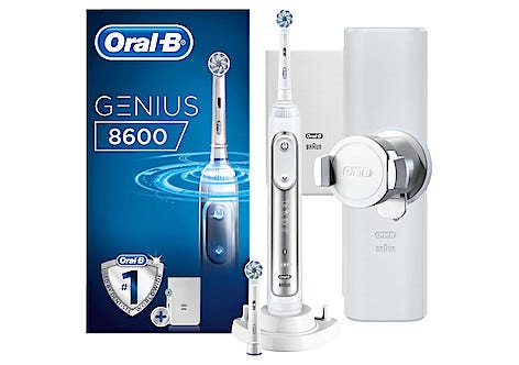 Sähköhammasharja Oral-B Genius 8600 Silver