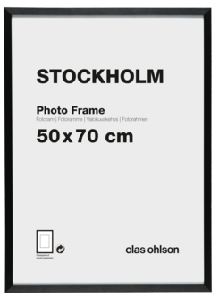Fotoram Stockholm, svart