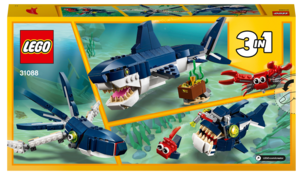 LEGO Creator 3-in-1 Syvänmeren olennot 31088, yli 7-vuotiaille