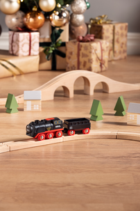 Brio batteridrivet tåg med ånga 33884, från 3 år