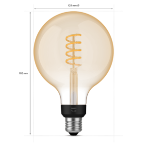 Philips Hue WA E27 LED-globepære, 7 W, Bluetooth