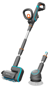 Gardena AquaBrush Set 18 V batteridrevet terrassevasker