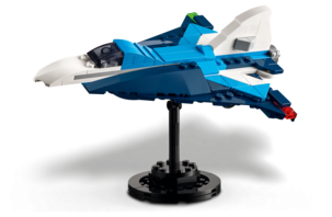 LEGO Creator 3-in-1 Ilma-alus Kilpalentokone 31160, yli 7-vuotiaille