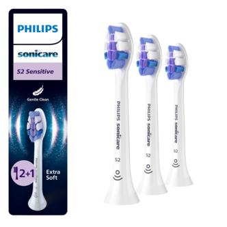 Philips Sonicare S2 Sensitive Harjaspää valkoinen, 3 kpl