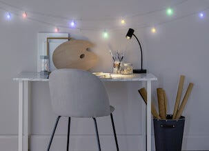 Roskakori, jossa nahkakahvat, tummanharmaa