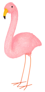 Solcellebelysning flamingo