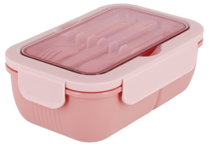 Matlåda med bestick och två fack