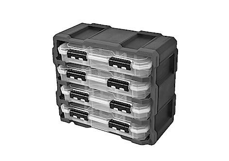 Förvaringslådor med rack Cocraft FSS, 4-pack