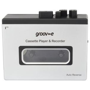 Groov-e bärbar kassettspelare Bluetooth vit, PS530SR