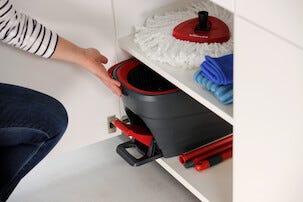 Vileda Turbo Smart gulvmopp, sett med bøtte og vrider