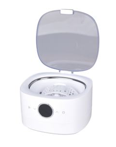 Ultraäänipesuri, jossa kello- ja levypidike, 750 ml