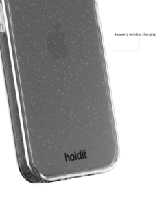 Holdit Glitter Case iPhone 17e / 16e / 15 / 14 / 13 mobilskal