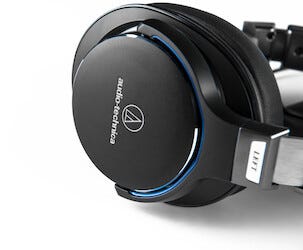 Audio Technica ATH-MSR7GM hodetelefoner med mikrofon