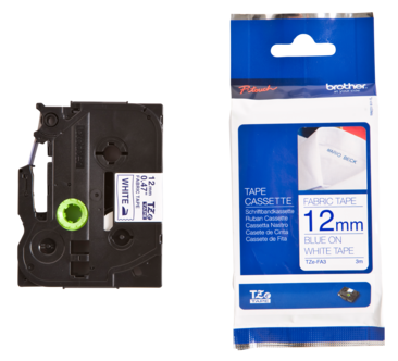 Brother tygetiketter TZe-FA3, märkband