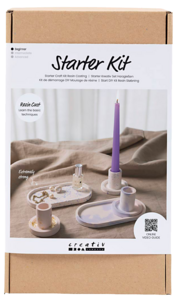 Creativ Company DIY Kit Resin, støp lysestaker og brett