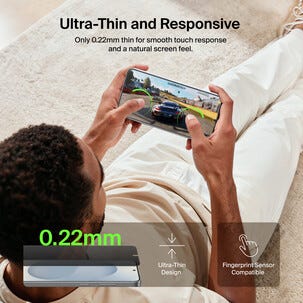 Belkin ScreenForce Titan Privacy Filter skärmskydd för Samsung Galaxy S26