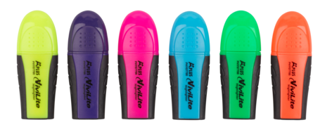 Överstrykningspennor mini, 6-pack
