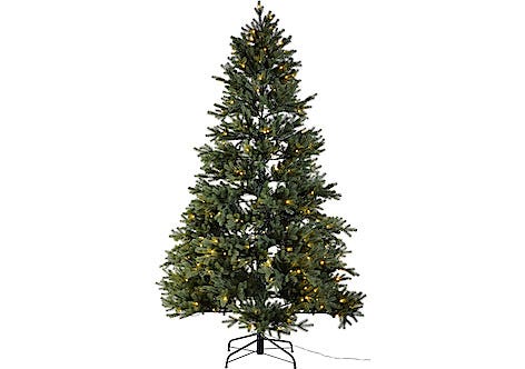 Northlight juletre med innebygd belysning, 210 cm