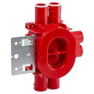 Apparatdosa 1½ med regelfäste Elko