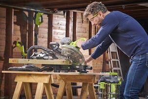 Ryobi RMS18254X-0 batteridrevet kapp- og gjærsag