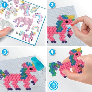 Aquabeads Mystic Unicorn vattenpärlor, från 4 år