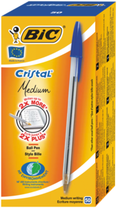 Kulspetspenna Bic Cristal Medium 50-pack
