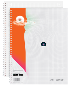 Whitelines kollegieblock A4 rutat