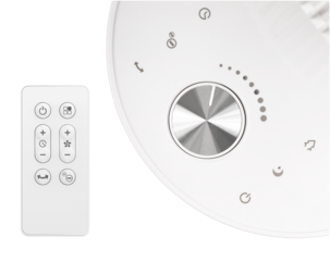 Bordvifte med timer 24 cm, sammenleggbar